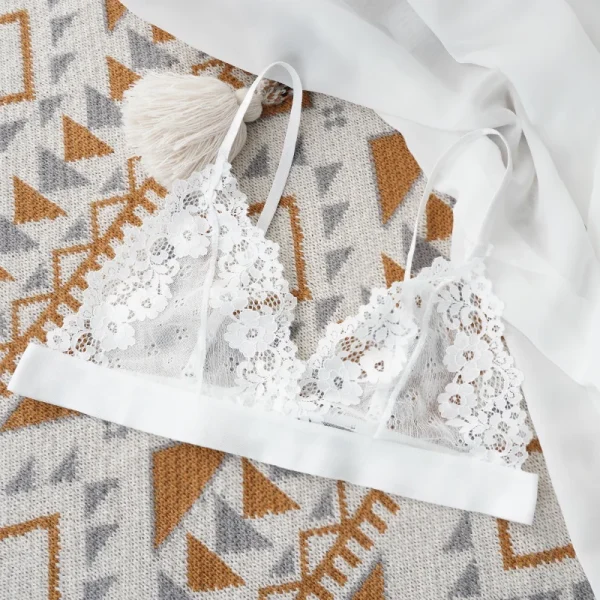 Sexy Bra Lace Thin Underwear Unlined Transparent - Image 10