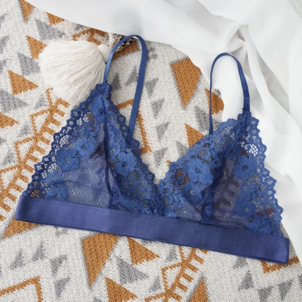 Sexy Bra Lace Thin Underwear Unlined Transparent - Image 11